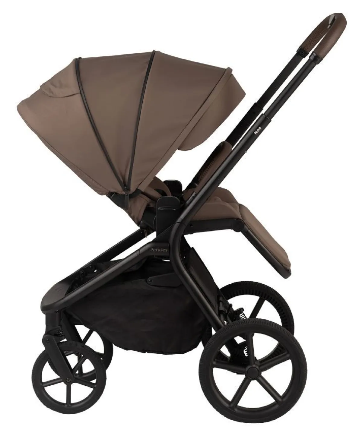 Pericles Combi Kinderwagens|Compacte Kinderwagens * Kinderwagen Noa Compleet Chocolate Bruin