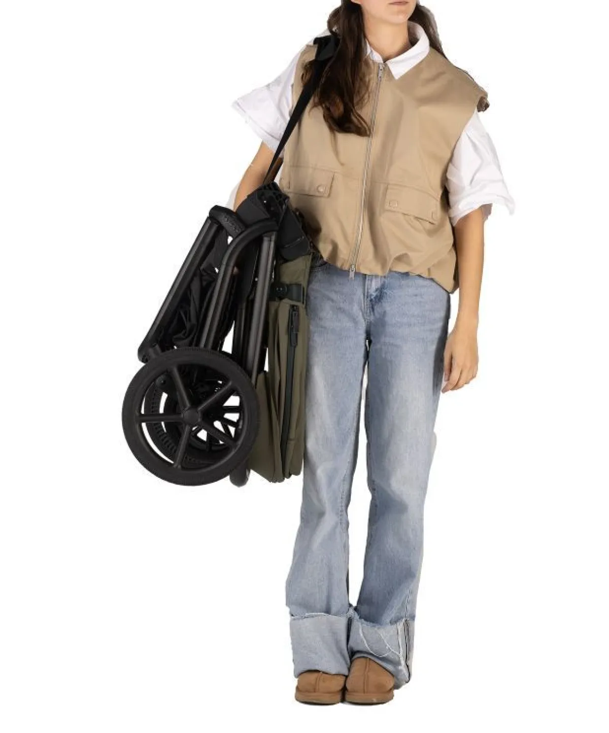 Pericles Combi Kinderwagens|Compacte Kinderwagens * Kinderwagen Noa Compleet Olive Groen