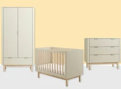 Pinio Complete Babykamers * 3 delige Babykamer Miloo Champagne Beige