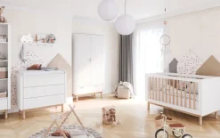 Pinio Complete Babykamers * 3 delige Babykamer Miloo Wit