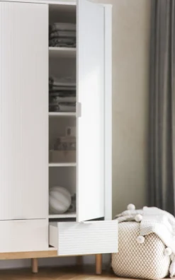Pinio Complete Babykamers * 3 delige Babykamer Miloo Wit