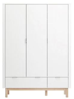 Pinio Complete Babykamers * 3 delige Babykamer Miloo XXL Wit