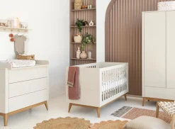 Pinio Complete Babykamers * 3 delige Babykamer Seth Champagne Beige