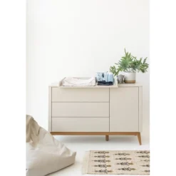 Pinio Complete Babykamers * 3 delige Babykamer Seth Champagne XL Beige