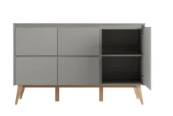 Pinio Complete Babykamers * 3 delige Babykamer Swing XL Grijs