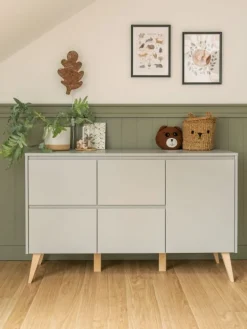 Pinio Complete Babykamers * 3 delige Babykamer Swing XL Grijs