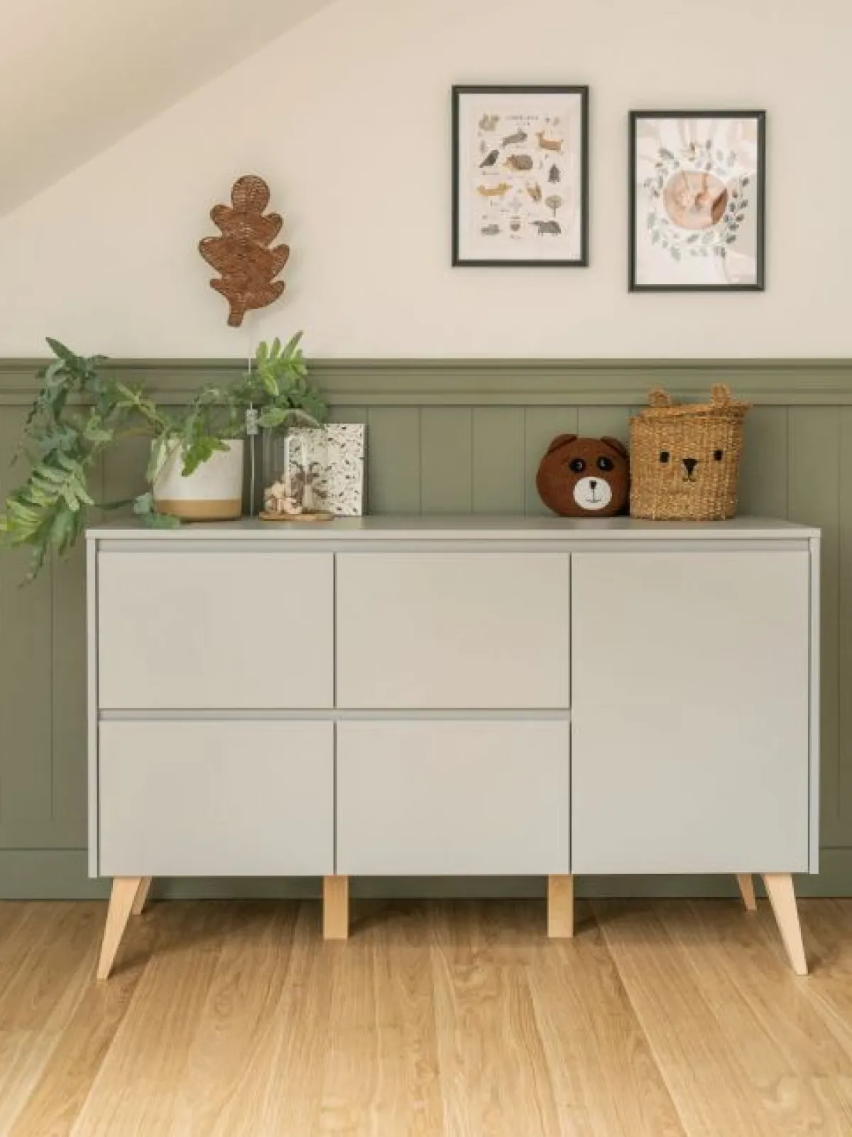 Pinio Complete Babykamers * 3 delige Babykamer Swing XL Grijs