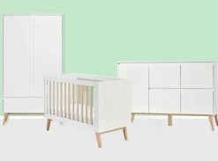 Pinio Complete Babykamers * 3 delige Babykamer Swing XL Wit