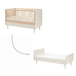 Pinio Ledikanten|Peuterbedden * Doorgroeiledikant Petite Champagne 70 x 140 Beige