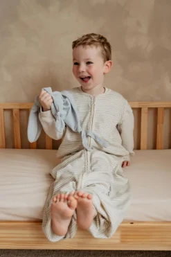 Puckababy Bedtextiel|Slaapzakken * Slaapzak Kidz Green Stripes vanaf 2,5 jaar Groen
