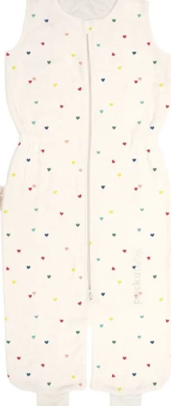 Puckababy Bedtextiel|Slaapzakken * Slaapzak Kidz Hearts Confetti vanaf 2,5 jaar Wit