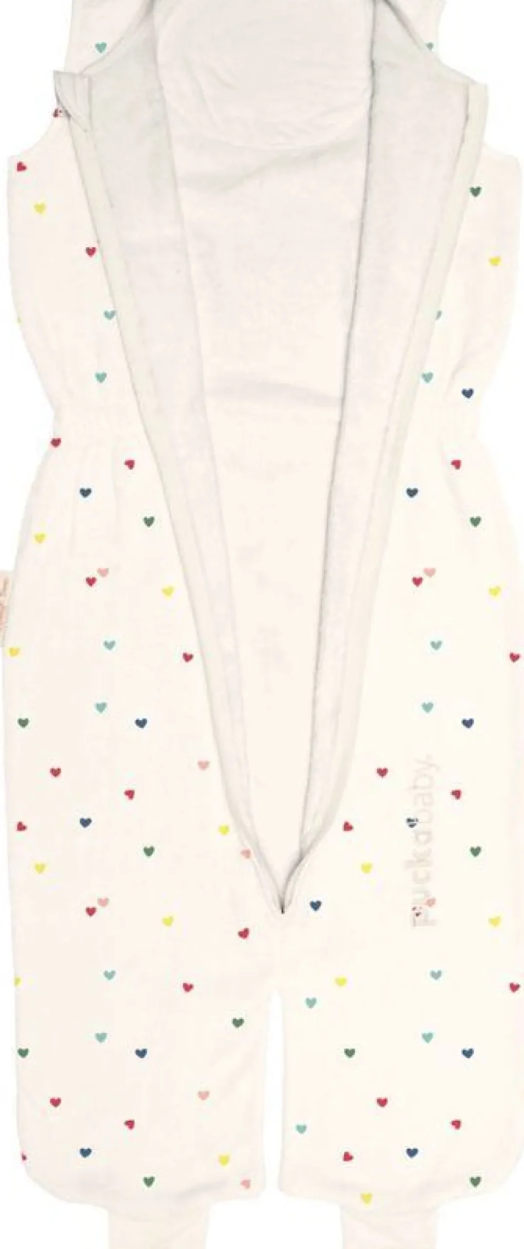 Puckababy Bedtextiel|Slaapzakken * Slaapzak Kidz Hearts Confetti vanaf 2,5 jaar Wit