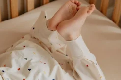 Puckababy Bedtextiel|Slaapzakken * Slaapzak Kidz Hearts Confetti vanaf 2,5 jaar Wit