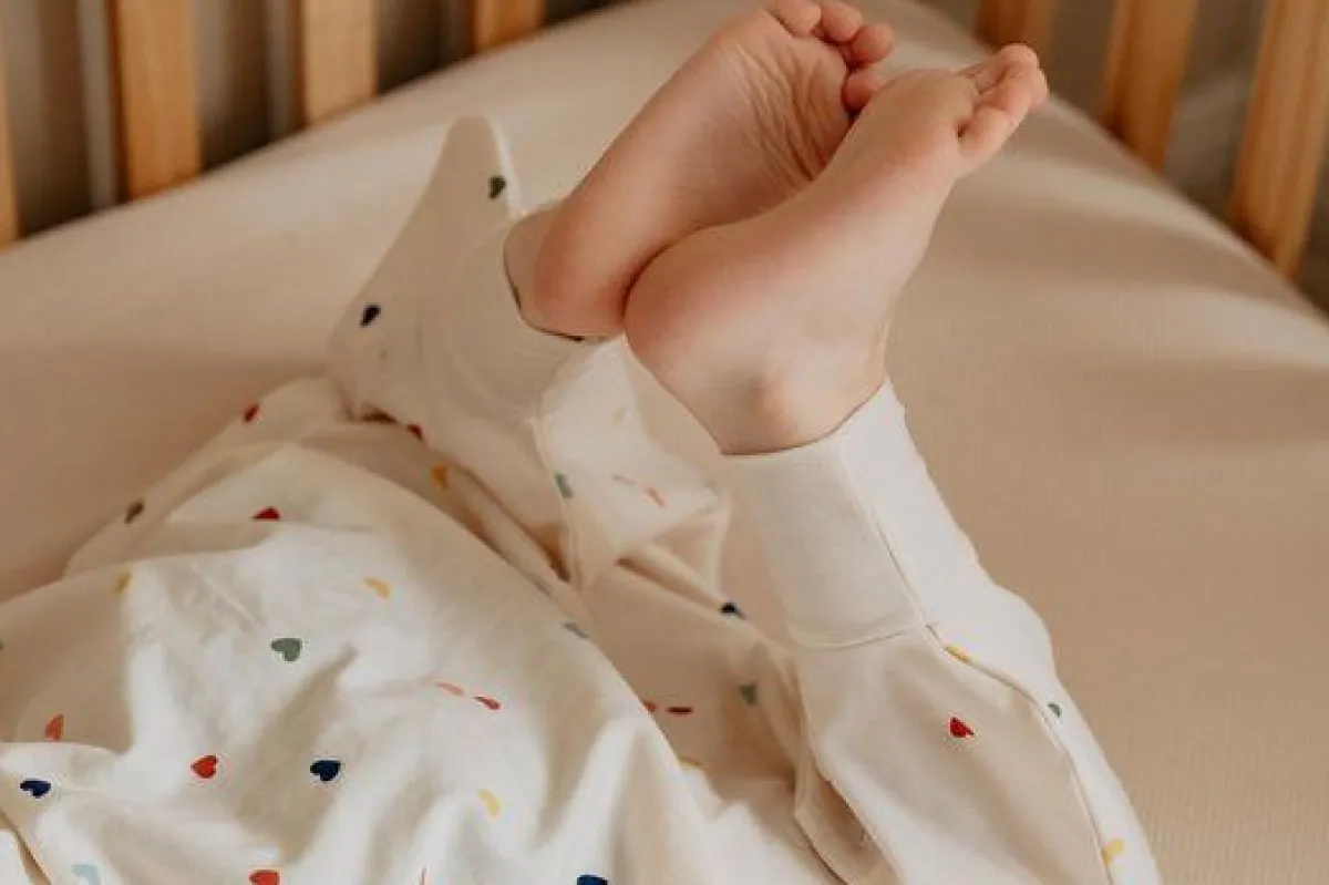 Puckababy Bedtextiel|Slaapzakken * Slaapzak Kidz Hearts Confetti vanaf 2,5 jaar Wit
