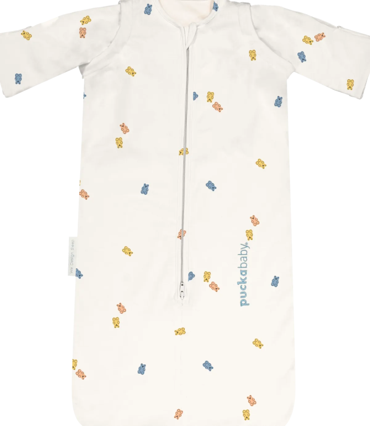Puckababy Bedtextiel|Slaapzakken * Slaapzak Newborn Gummy Bears 0 - 6 mnd Wit