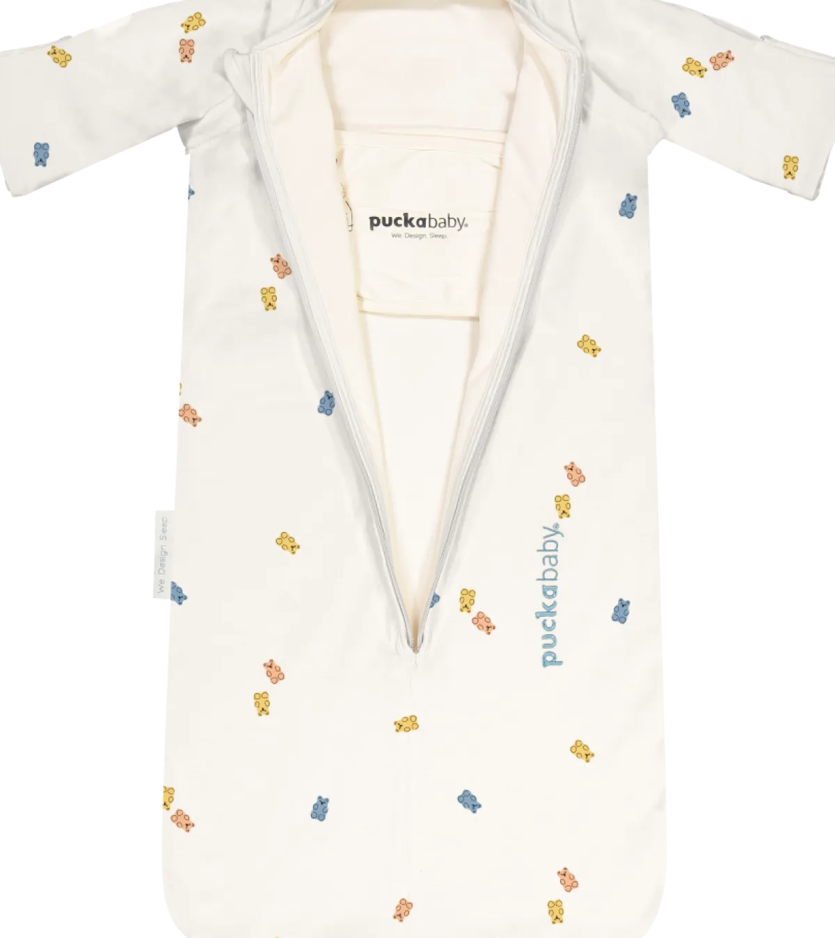 Puckababy Bedtextiel|Slaapzakken * Slaapzak Newborn Gummy Bears 0 - 6 mnd Wit