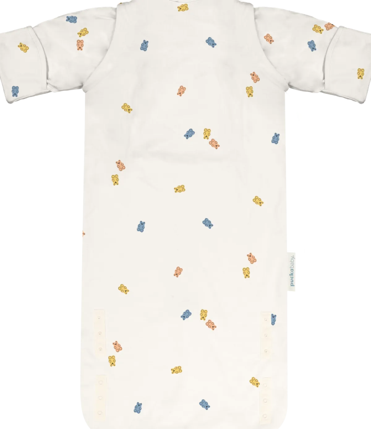 Puckababy Bedtextiel|Slaapzakken * Slaapzak Newborn Gummy Bears 0 - 6 mnd Wit