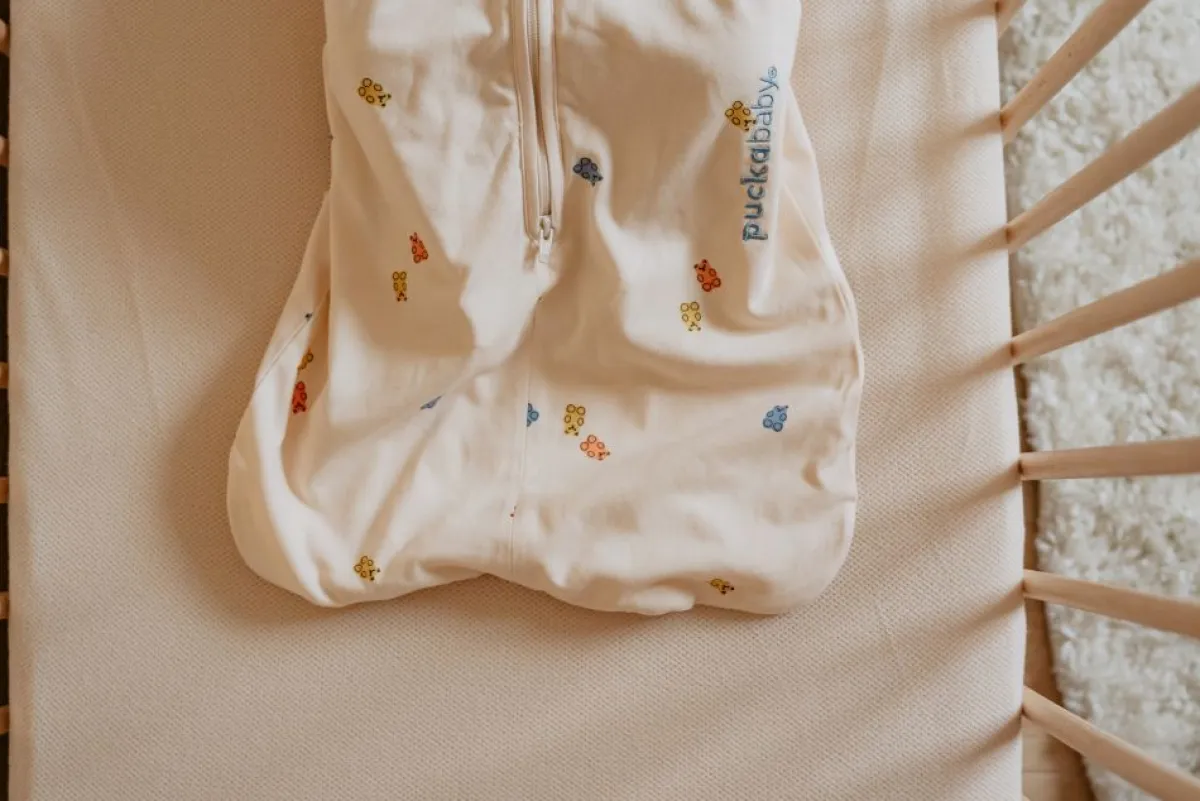 Puckababy Bedtextiel|Slaapzakken * Slaapzak Newborn Gummy Bears 0 - 6 mnd Wit