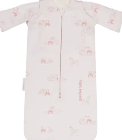 Puckababy Bedtextiel|Slaapzakken * Slaapzak Newborn Swans 0 - 6 mnd Roze