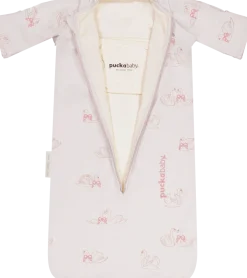 Puckababy Bedtextiel|Slaapzakken * Slaapzak Newborn Swans 0 - 6 mnd Roze