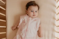 Puckababy Bedtextiel|Slaapzakken * Slaapzak Newborn Swans 0 - 6 mnd Roze