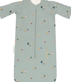 Puckababy Bedtextiel|Slaapzakken * Slaapzak Newborn Tiny Village 0 - 6 mnd Groen