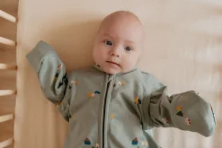Puckababy Bedtextiel|Slaapzakken * Slaapzak Newborn Tiny Village 0 - 6 mnd Groen