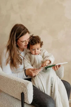Puckababy Bedtextiel|Slaapzakken * Slaapzak 4 Seizoenen Green Stripes Groen