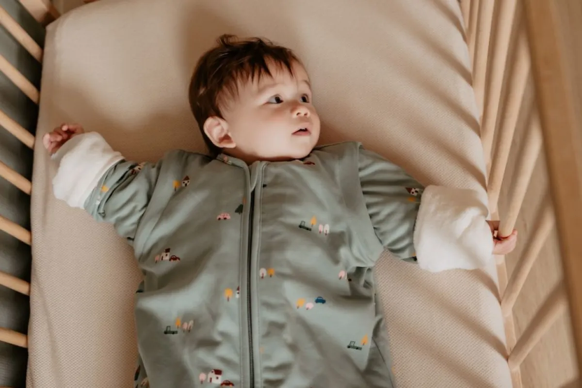 Puckababy Bedtextiel|Slaapzakken * Slaapzak 4 Seizoenen Tiny Village Groen
