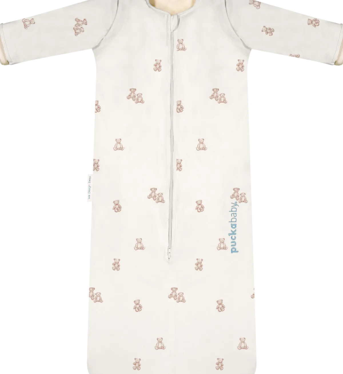 Puckababy Bedtextiel|Slaapzakken * Slaapzak 4 Seizoenen Teddy Bears Wit