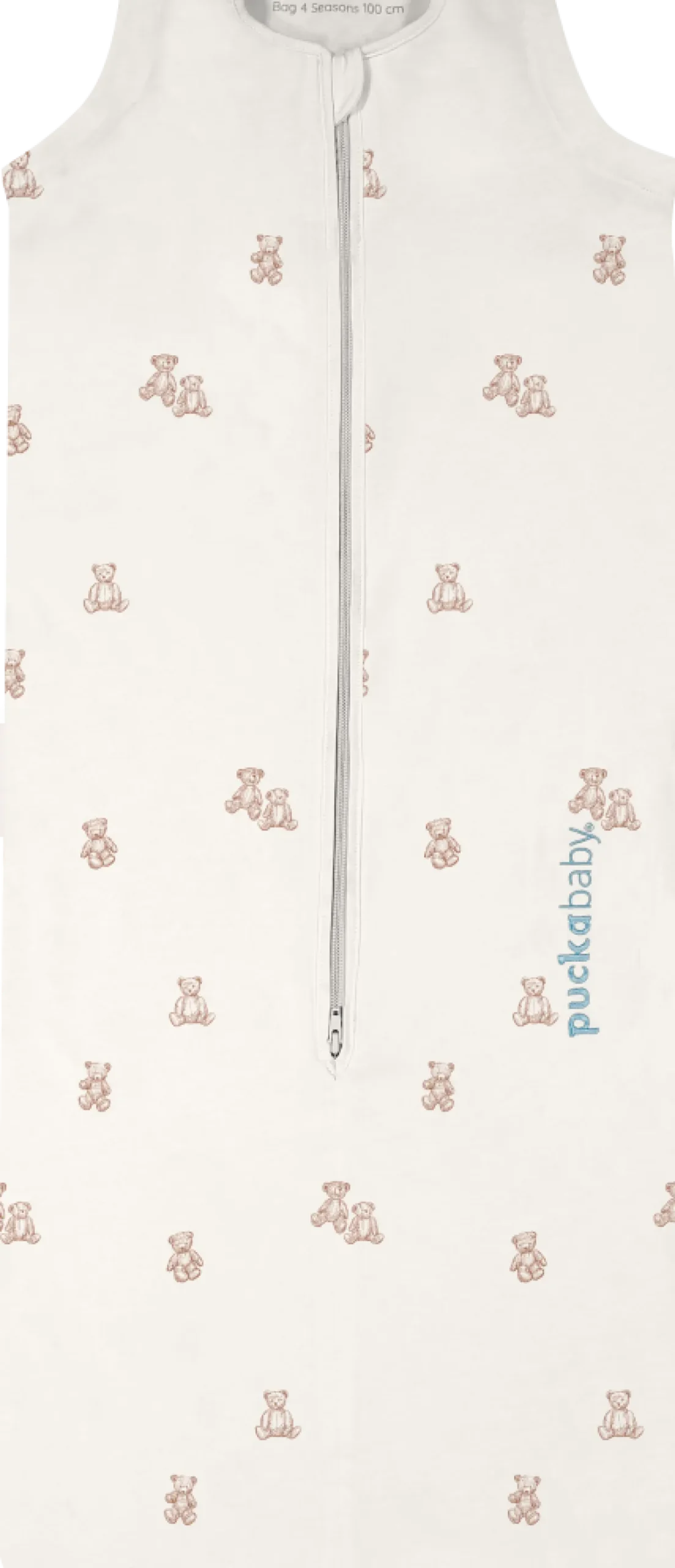 Puckababy Bedtextiel|Slaapzakken * Slaapzak 4 Seizoenen Teddy Bears Wit