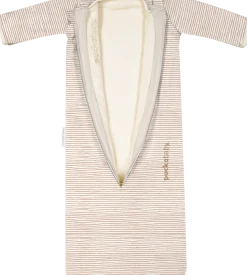 Puckababy Bedtextiel|Slaapzakken * Slaapzak 4 Seizoenen Hazel Stripes Bruin