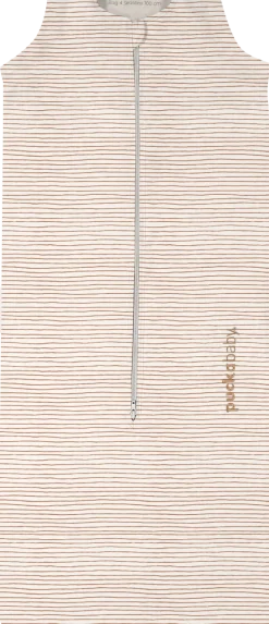 Puckababy Bedtextiel|Slaapzakken * Slaapzak 4 Seizoenen Hazel Stripes Bruin