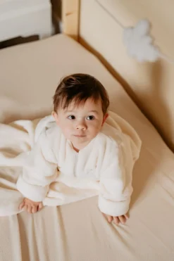Puckababy Bedtextiel|Slaapzakken * Slaapzak 4 Seizoenen Hazel Stripes Bruin