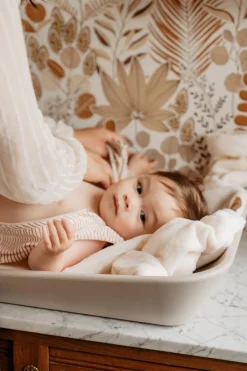 Puckababy Bedtextiel|Slaapzakken * Slaapzak 4 Seizoenen Hazel Stripes Bruin