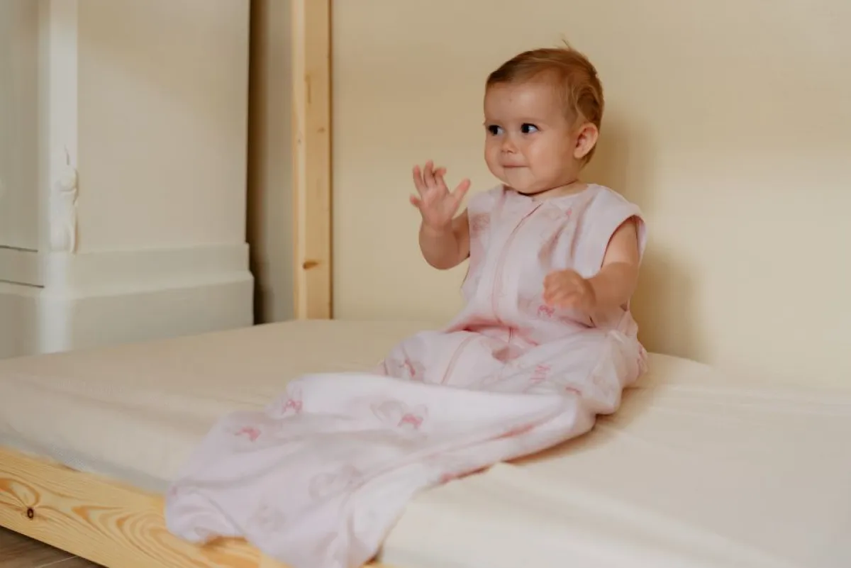Puckababy Bedtextiel|Slaapzakken * Slaapzak 4 Seizoenen Swans Roze