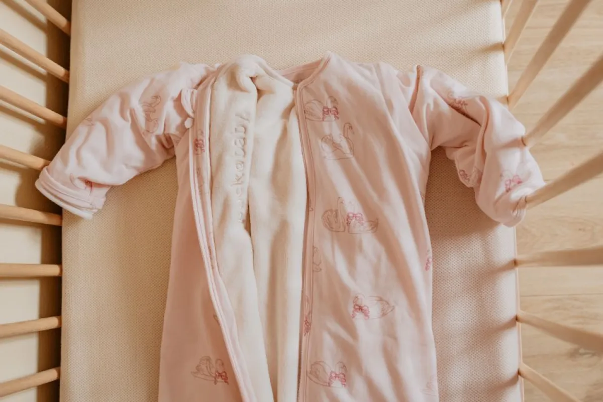 Puckababy Bedtextiel|Slaapzakken * Slaapzak 4 Seizoenen Swans Roze