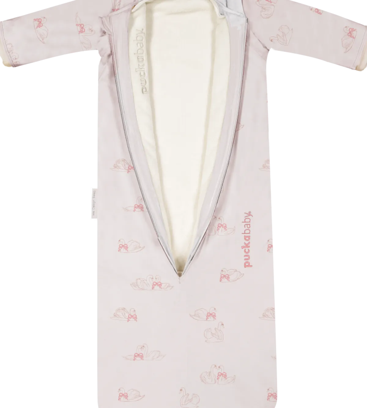 Puckababy Bedtextiel|Slaapzakken * Slaapzak 4 Seizoenen Swans Roze