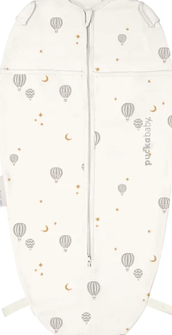 Puckababy Inbakerdoeken * The Original Mini Balloons 3 - 6 mnd Wit