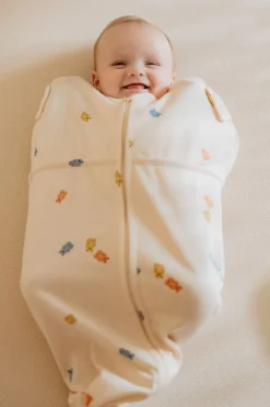 Puckababy Inbakerdoeken * The Original Mini Gummy Bears 3 - 6 mnd Wit