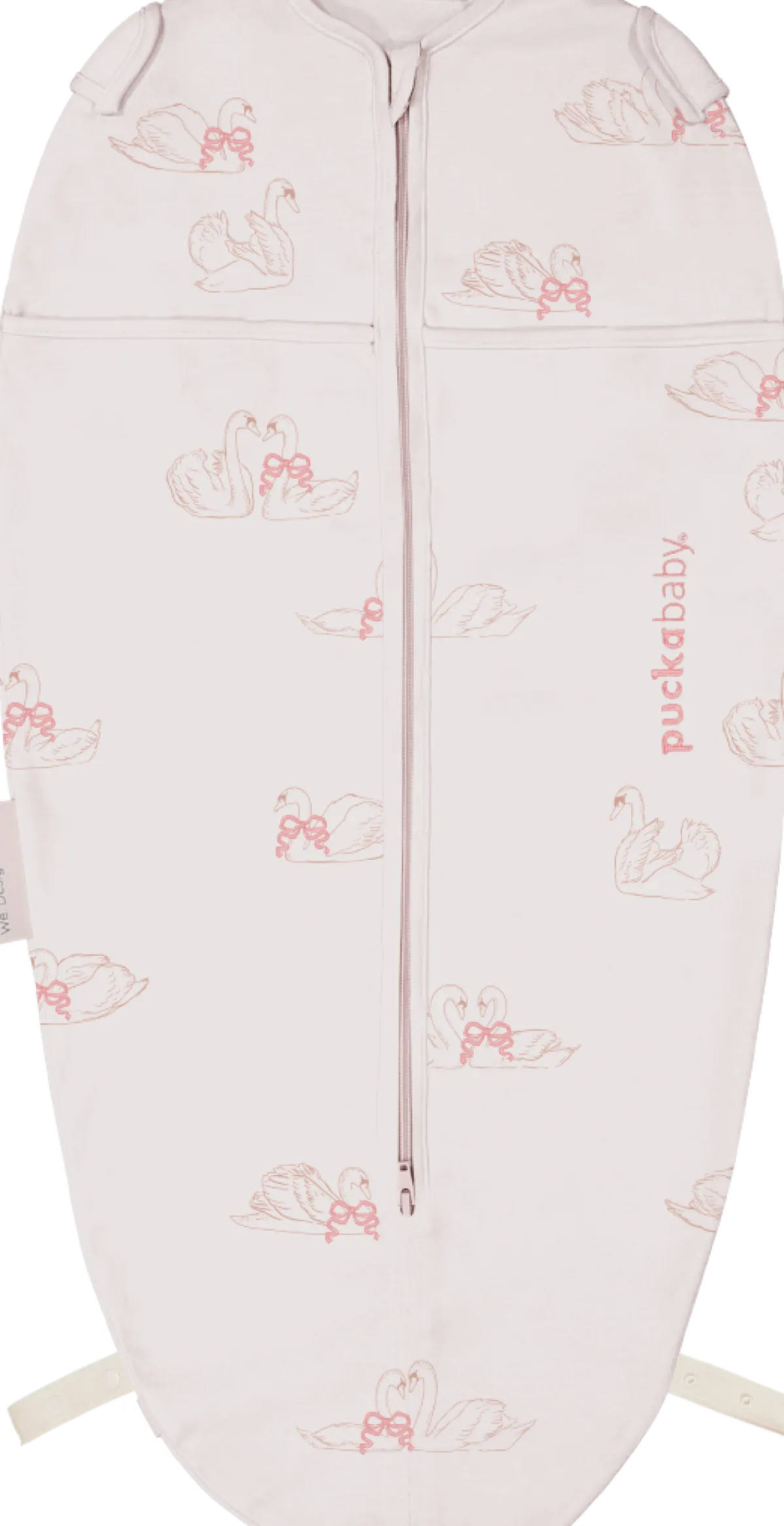 Puckababy Inbakerdoeken * The Original Mini Swans 3 - 6 mnd Roze