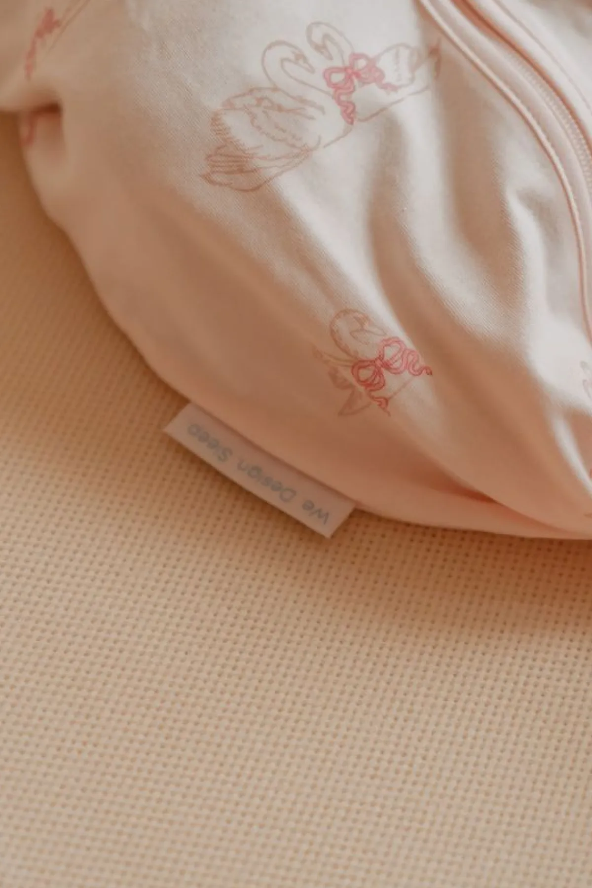 Puckababy Inbakerdoeken * The Original Mini Swans 3 - 6 mnd Roze