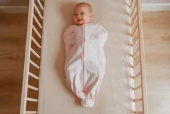 Puckababy Inbakerdoeken * The Original Mini Swans 3 - 6 mnd Roze