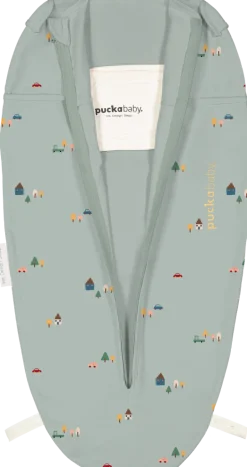 Puckababy Inbakerdoeken * The Original Mini Tiny Village 3 - 6 mnd Groen