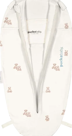 Puckababy Inbakerdoeken * The Original Mini Teddy Bears 3 - 6 mnd Wit
