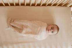 Puckababy Inbakerdoeken * The Original Piep Hazel Stripes 0 - 3 mnd Bruin