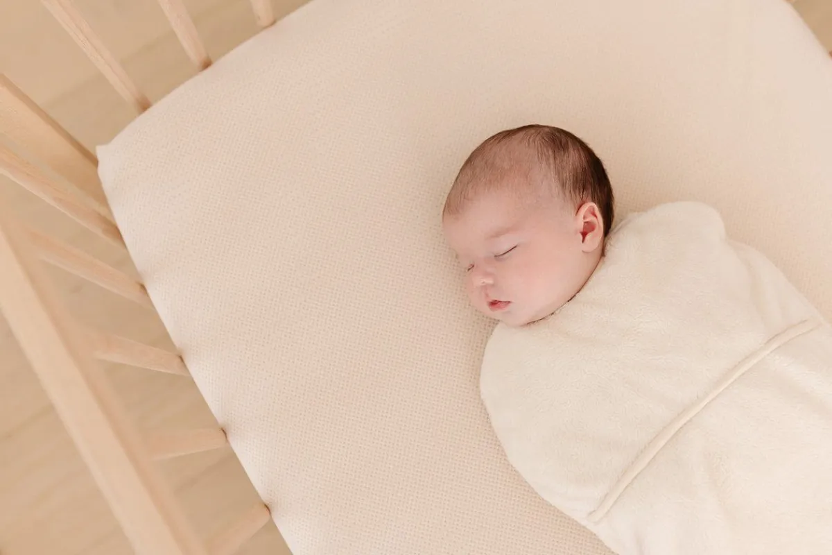 Puckababy Inbakerdoeken * The Original Piep Pure Teddy 0 - 3 mnd Wit