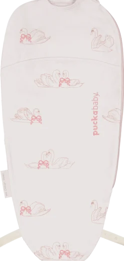 Puckababy Inbakerdoeken * The Original Piep Swans 0 - 3 mnd Roze