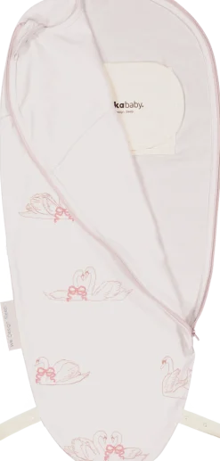 Puckababy Inbakerdoeken * The Original Piep Swans 0 - 3 mnd Roze
