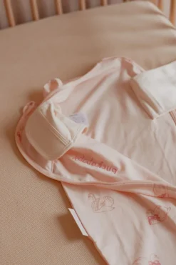 Puckababy Inbakerdoeken * The Original Piep Swans 0 - 3 mnd Roze